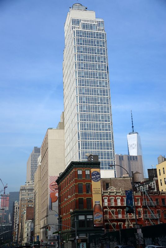 01-1 NoMo SoHo From The Outside With World Trade Center Beyond New York City